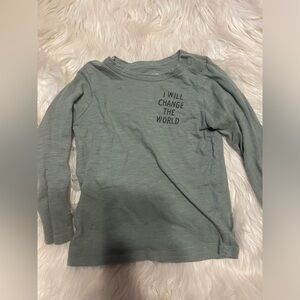 Little Co. by Lauren Conrad long sleeved shirt I will change the world